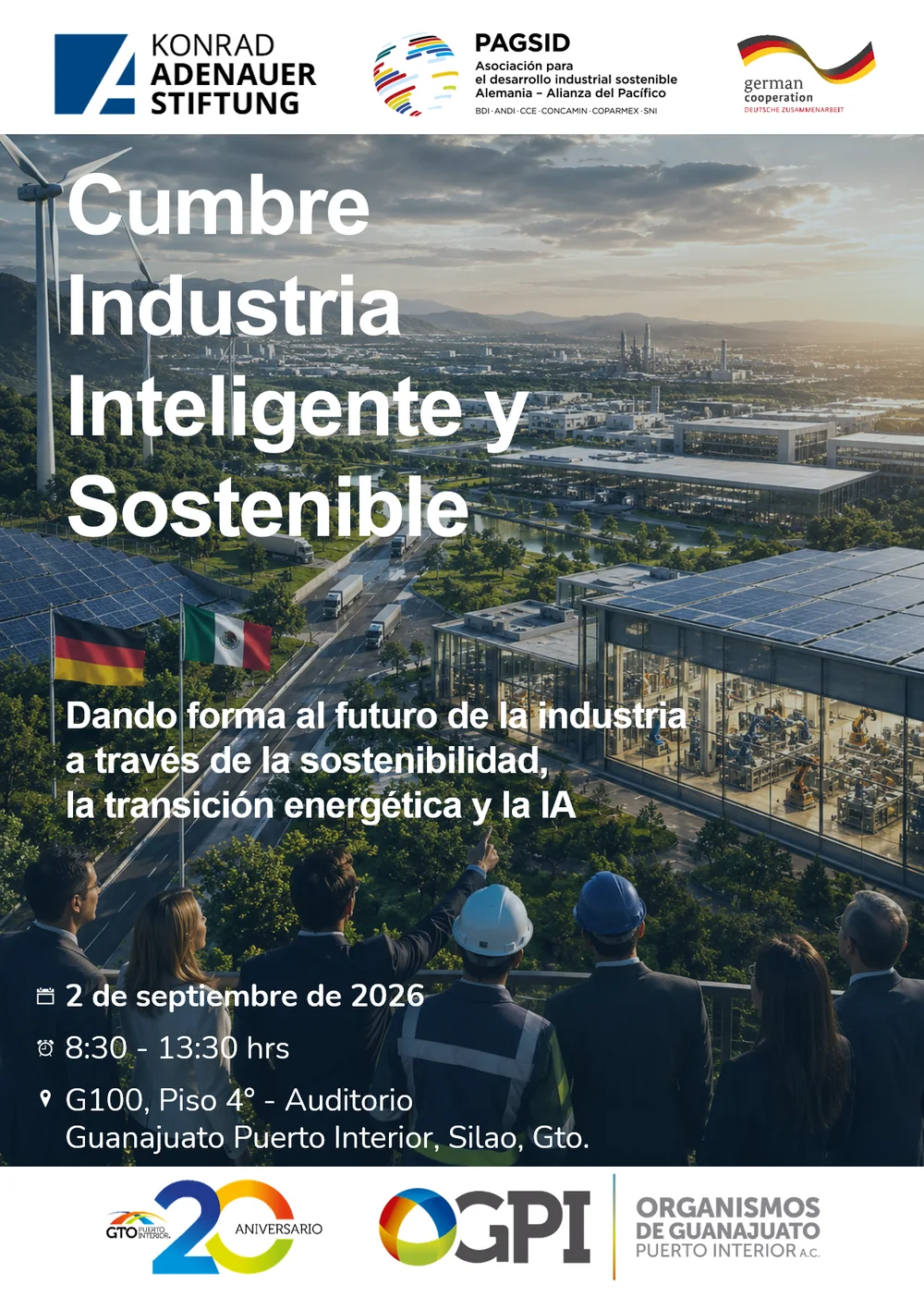 Cartel de la Cumbre Industria Inteligente y Sostenible 2026